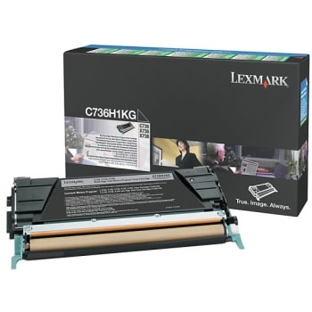 Image for Lexmark™ C736H1KG High-Yield Black Toner Cartridge from HD Supply