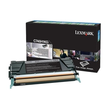 Image for Lexmark™ C746h1kg Black High-Yield Toner Cartridge from HD Supply