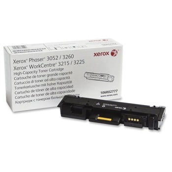 Image for Xerox® High-Yield Black Toner Cartridge, Phaser®3052/3260 WorkCentre®3215/3225 from HD Supply