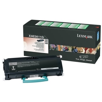 Image for Lexmark™ X463a11g Standard Yield Return Program Black Toner Cartridge from HD Supply
