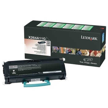 Image for Lexmark™ X264a11g Standard Yield Return Program Black Toner Cartridge from HD Supply