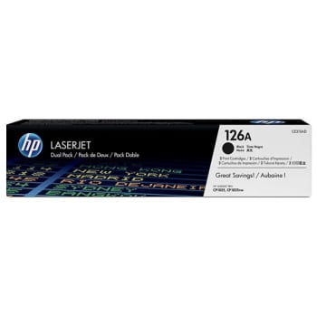 Image for Hp Ce310ad Black Original Dual Pack Toner Cartridge, Package Of 2 from HD Supply