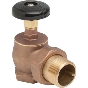 Image for Watts 1-1/4" FIP x Male Angle Steam Radiator Valve from HD Supply