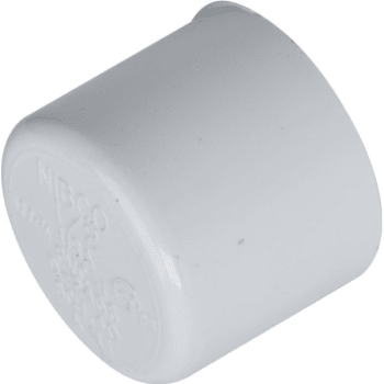 Nibco C447-005 1/2" Cap (Slip) PVC Schedule 40