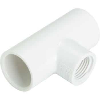 Image for Nibco PVC Female Adapter Tee Schedule 40, - 3/4" x 3/4" x 1/2" F Package Of 10 from HD Supply