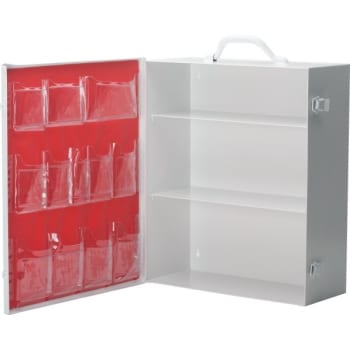 Image for Medique Products Medi-First Empty 3-Shelf Industrial First Aid Cabinet W/Pockets from HD Supply