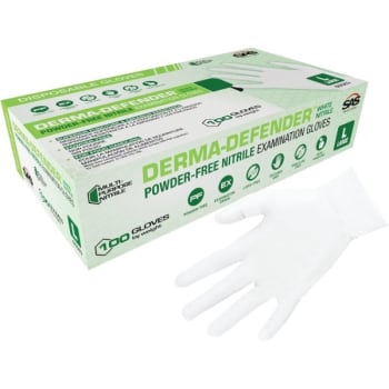 Image for Sas Safety Corp® Derma-Defender™ Nitrile Gloves Large Package Of 100 from HD Supply