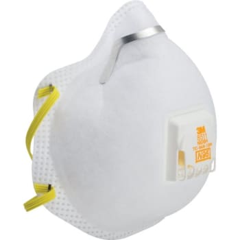 3m N95 Particulate Disposable Respirator With Exhaust Valve - Package Of 10