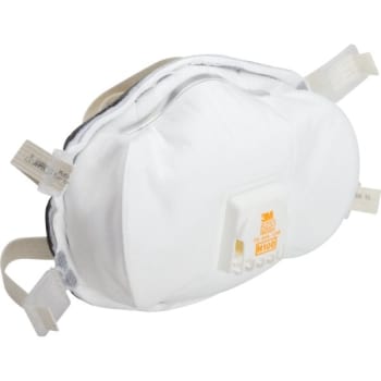 3M N100 Particulate Disposable Respirator With Exhaust Valve