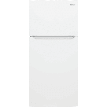 Frigidaire® 18 Cubic Feet Top Mount Refrigerator, ENERGY STAR®, White, Optional Icemaker 101483