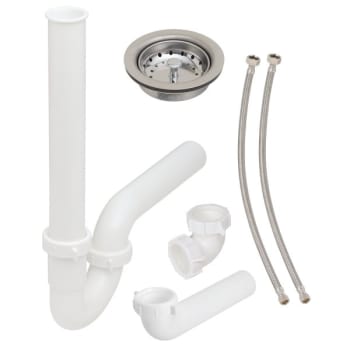 Single Bowl Kitchen Sink Drain Kit