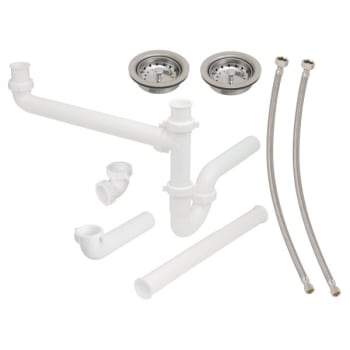 Image for Double Bowl Kitchen Sink Drain Kit from HD Supply