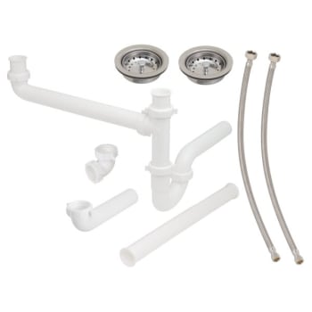 Double Bowl Kitchen Sink Drain Kit