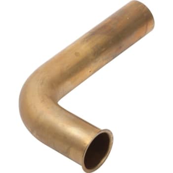 Brass Tubular Hi Radius Disposal Waste Arm 1-1/2" X 7" Rough Brass