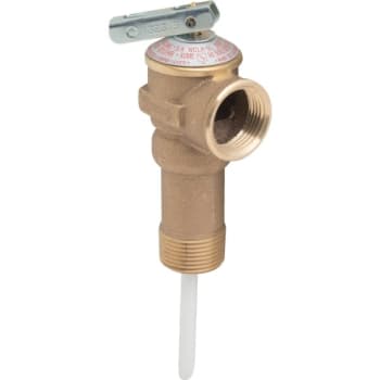 Cash Acme T And P Relief Valve 3/4 MIP Extended Shank