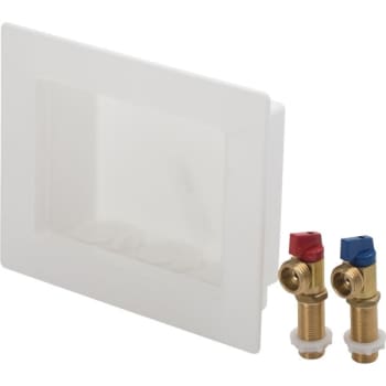 Image for Dual Drain Washing Machine Box Rough Opening 8-1/4w X 6-1/8h X 3-3/4"d from HD Supply