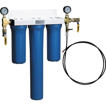 Image for Watts® Three-Stage Ice Machine Filtration System, 20" Carbon Block Filter from HD Supply