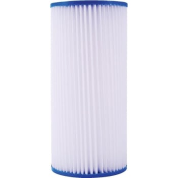 Image for Watts® 10" Full Flow Pleated Water Filter Cartridge, Package Of 8 from HD Supply