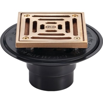Image for Zurn Fd2254-Ab2-Bs4 - 2" Abs Drain With 4 3/16" Bronze Head Assembly from HD Supply