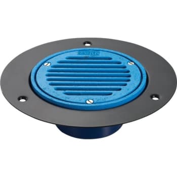 Image for Zurn FD2240-NH4 - 4" Cast Iron, Wood Deck Drain With Cast Iron Top from HD Supply