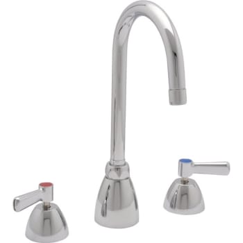 Zurn Z831b1-Xl - Widespread With 5-3/8" Gooseneck And Lever Handles.