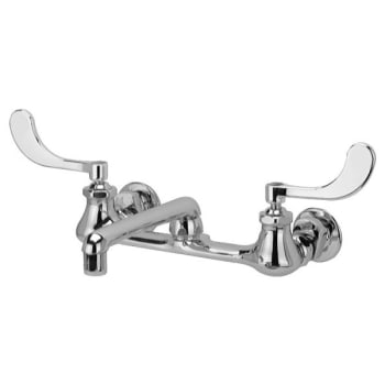 Image for Zurn Z842f4-Xl - Sink Faucet With 6" Cast Spout And 4" Wrist Blade Handles. from HD Supply