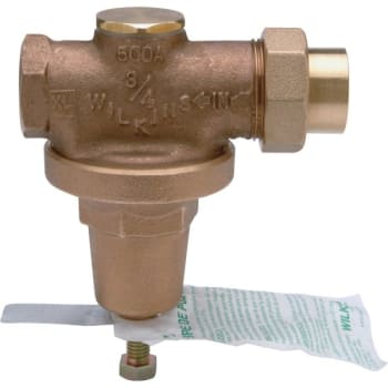 Zurn 2-500xl - 3/4" Water Pressure Reducing Valve