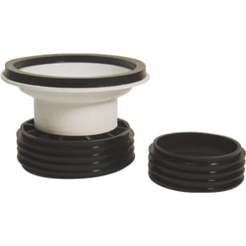 Zurn CF2990-ABS ABS Flo-Bowl Closet Flange with Wax Ring Replacement Seal 3 x 4 Pipe Size 
