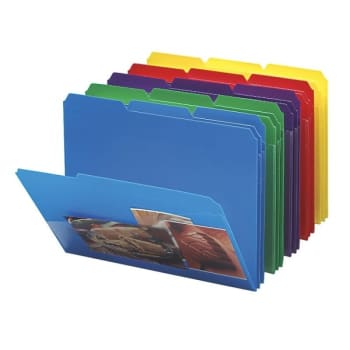 Image for Smead® Assorted Color Poly Folder With Slash Pocket Pack Of 30 from HD Supply