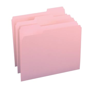 Image for SMEAD® Pink File Folder, Package Of 100 from HD Supply