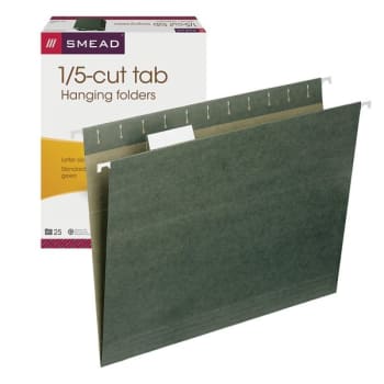 Image for SMEAD® Green Premium-Quality Hanging Folder, Package Of 25 from HD Supply