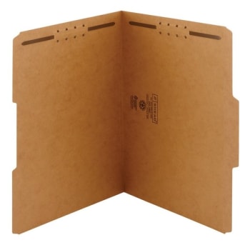 Image for SMEAD® Kraft Reinforced Tab Fastener Folder 8-1/2" x 11", Package Of 50 from HD Supply