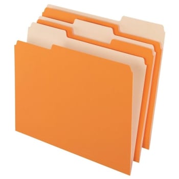 Image for Office Depot® Orange 2-Tone File Folder Pack Of 100 from HD Supply