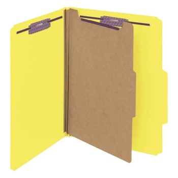 Image for SMEAD® Yellow Classification Folder, Package Of 10 from HD Supply