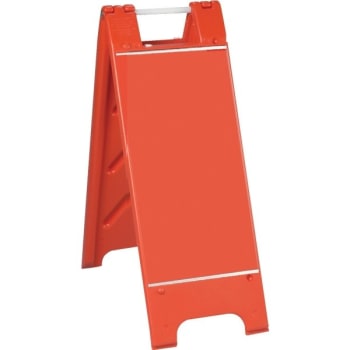 Image for Plastic A-Frame With Channels, Orange, Small, from HD Supply