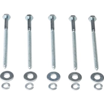 Image for Lag Screw Set, Hex Head, 1/4" X 4", Package Of 5 from HD Supply