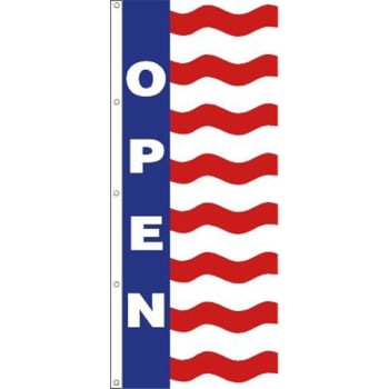 Image for Open Designer Flag, Patriotic, 3' X 8' from HD Supply