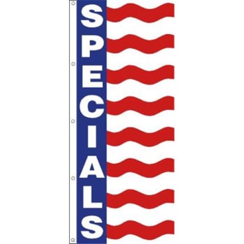 Specials Flag, Patriotic, 3' X 8'