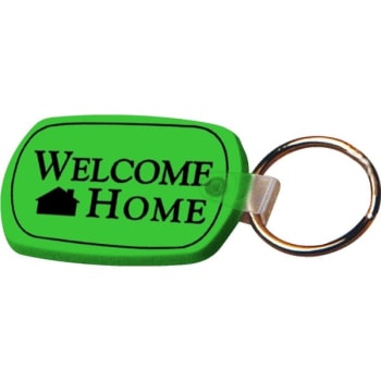 Image for Soft Flexible Key Tag, Translucent Green, Oval from HD Supply