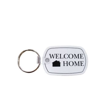 Image for Soft Flexible Key Tag, Solid White, Oval from HD Supply