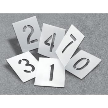 Stock Numbering Stencil Kit, 12" Numbers
