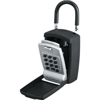 Image for Shurlok Keyguard Pro Key Lock Box w/ Keypad Entry (Aluminum/Black) from HD Supply