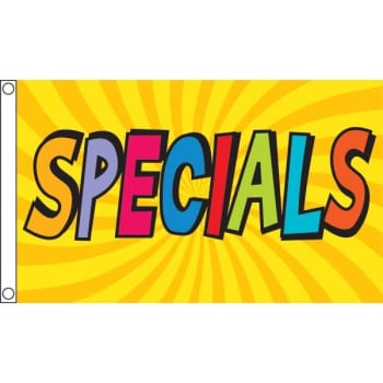 Image for Horizontal "specials" Flag, Groovy, 5' X 3' from HD Supply