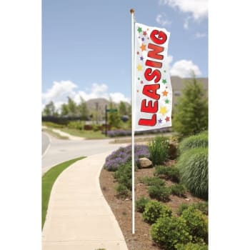 Image for Vertical "leasing" Flag, Star, 3' X 8' from HD Supply