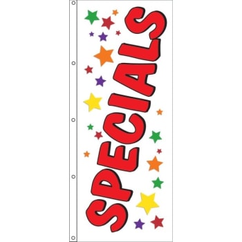 Image for Vertical "specials" Flag, Star, 3' X 8' from HD Supply