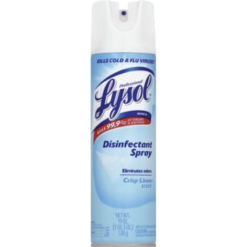 Lysol® 19 Oz Disinfectant Spray (Crisp Linen) (12-Case)