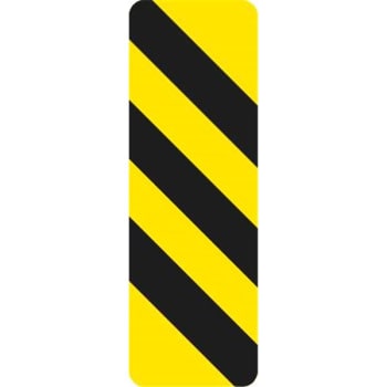 Image for Left to Right Striped Panel Sign, High Intensity, 12 x 18" from HD Supply