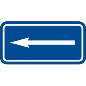 Image for "Disabled Parking" Left/Right Arrows, Blue Sign, Reflective, 12 x 6" from HD Supply