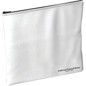 Image for Custom Zipper Top Portfolio Case, White, 13 x 10" from HD Supply