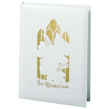 Image for Church Window & Roses Register Book, 6-Ring Metal Binder from HD Supply